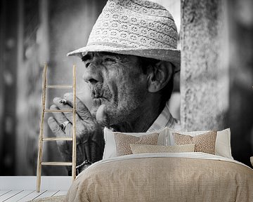 Portrait of a man in Portugal by Ellis Peeters