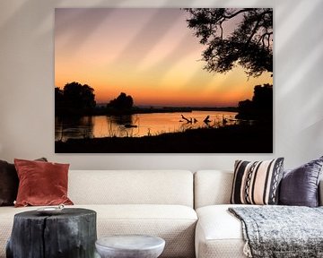 Sunrise over the Zambezi by Angelika Stern