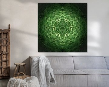 Mandala bladgroen
