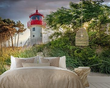 Leuchtturm Gellen auf der Insel Hiddensee an der Ostsee. von Voss Fine Art Fotografie