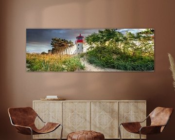 Vuurtoren Gellen op het eiland Hiddensee van Voss Fine Art Fotografie