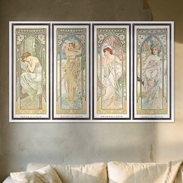 The Times of the Day - Alphonse Mucha