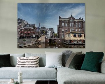 De Oude Turfmarkt in Amsterdam van Peter Bartelings