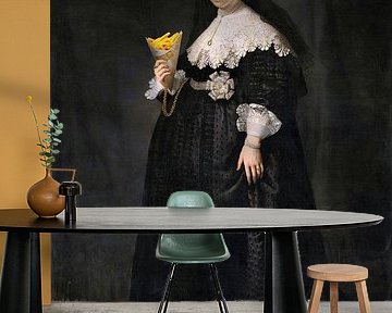 Oopjen Coppit isst Pommes von Fela de Wit