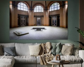 Verlaten Badhuis in Beelitz. van Roman Robroek - Foto's van Verlaten Gebouwen