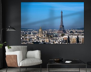 Vue de la Tour Eiffel à Paris, France sur Rico Ködder