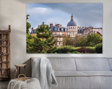 Blick auf historische Gebäude in Paris, Frankreich