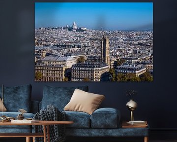 Vue de la basilique du Sacré-Coeur à Paris, France sur Rico Ködder