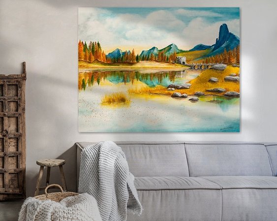 Example of the artwork in a room