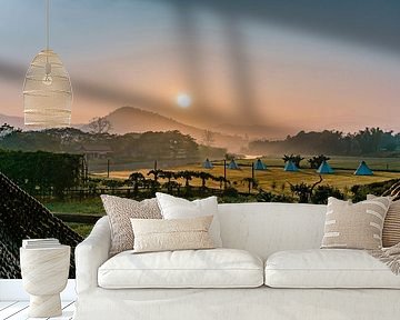 Sunrise in Pai (Thailand) by Tim Rensing