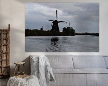 Kinderdijk, Alblasserdam, Pays-Bas - Patrimoine des moulins sur Maurits Bredius