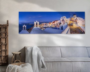 Grieks eiland Santorini in de ochtend van Voss Fine Art Fotografie