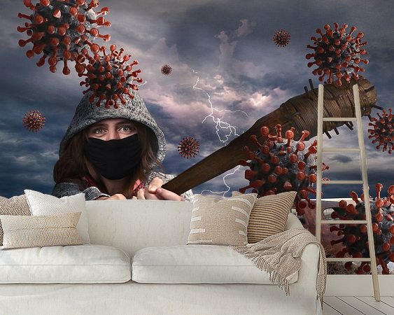 Example of the artwork in a room