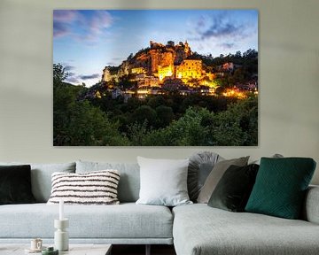 Rocamadour in the blue hour