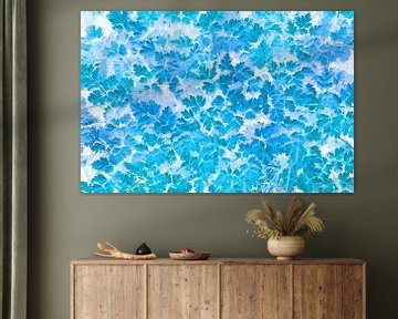 Blue leaves by Corinne Welp