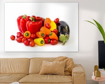 Gemüse isoliert auf weißem Hintergrund