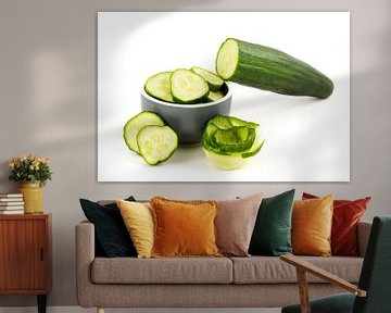 Gemüse isoliert auf weißem Hintergrund von Carola Schellekens