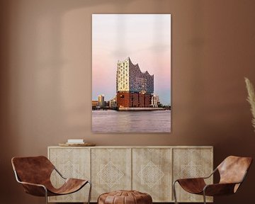 Elbphilharmonie Concert Hall in the HafenCity in Hamburg by Werner Dieterich