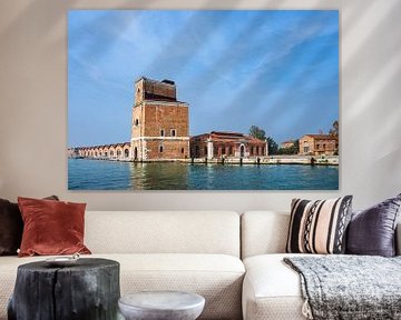 Historische Gebäude in der Altstadt von Venedig von Rico Ködder