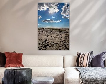 Achtergrondverlichting op het strand van St. Peter Ording van Alexander Wolff