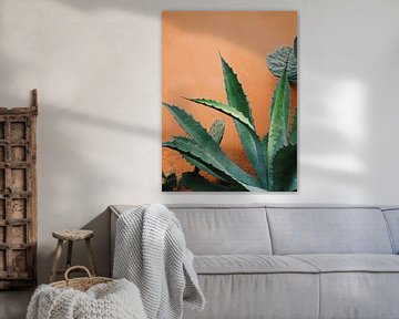 Terra cactus - Botanische print van DAY OFF ART