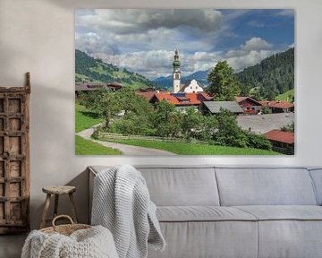 Oberau in de Wildschönau,Tirol,Oostenrijk van Peter Eckert