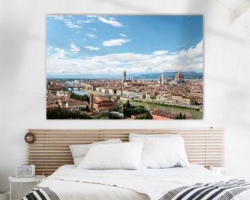 Florence in Toscane Italië van Jelmer Laernoes