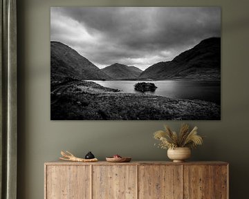 Doolough Valley, Ierland  (B&W)