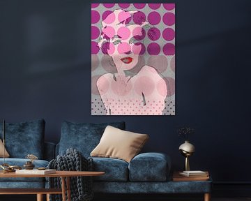 Marilyn with dots by Gabi Hampe