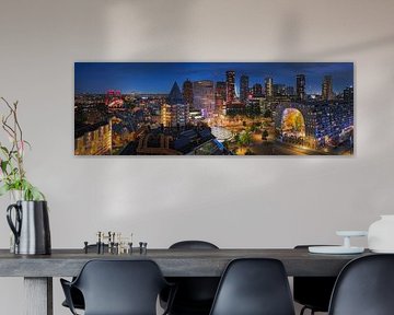 Rotterdam Skyline Panorama van Jeroen Lagerwerf