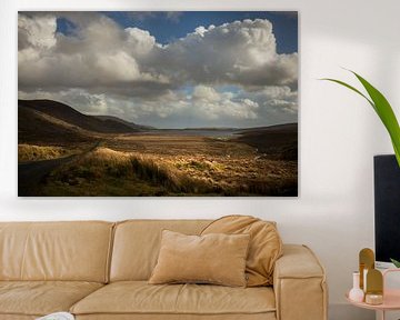 Lough Easky in de winter in Ierland