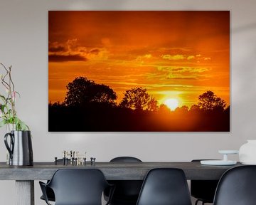 Sonnenuntergang auf der Sonneninsel Fehmarn von Stephan Zaun