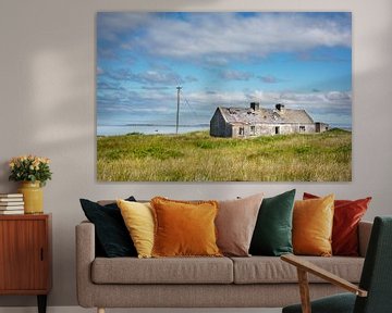 Oude cottage aan de kust van Ierland van Bo Scheeringa Photography