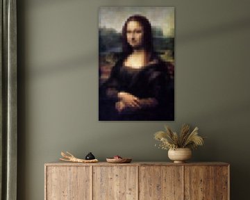 Mona Lisa met Blokken
