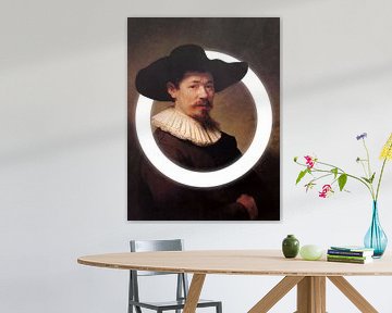 Rembrandt Herman Doomer met licht cirkel