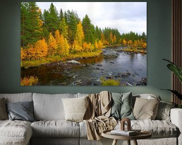 Herbst an Schwedens Seen von Thomas Zacharias
