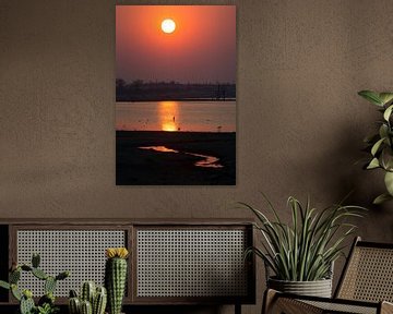 Sonnenaufgang am Mandavu Reservoir von Angelika Stern