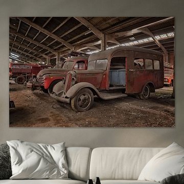 Lost Place - Feuerwehrautos