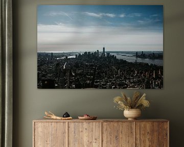 Skyline New York vom Empire State Building | Farbenfrohe Reisefotografie von Trix Leeflang