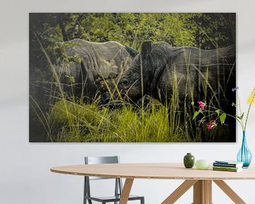 Africa White Rhino van linda ter Braak