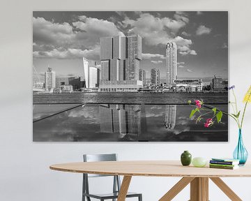 Uitzicht op 'De Rotterdam' van Remco-Daniël Gielen Photography