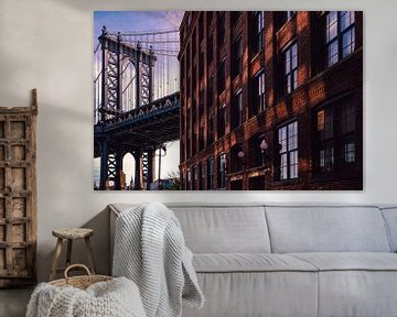 New York  DUMBO mit Manhattan Bridge von Kurt Krause