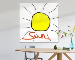 Example of the artwork in a room