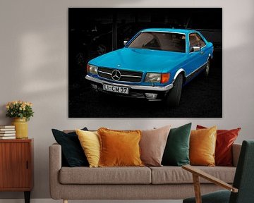Mercedes-Benz C 126 in blauwe kleur van aRi F. Huber
