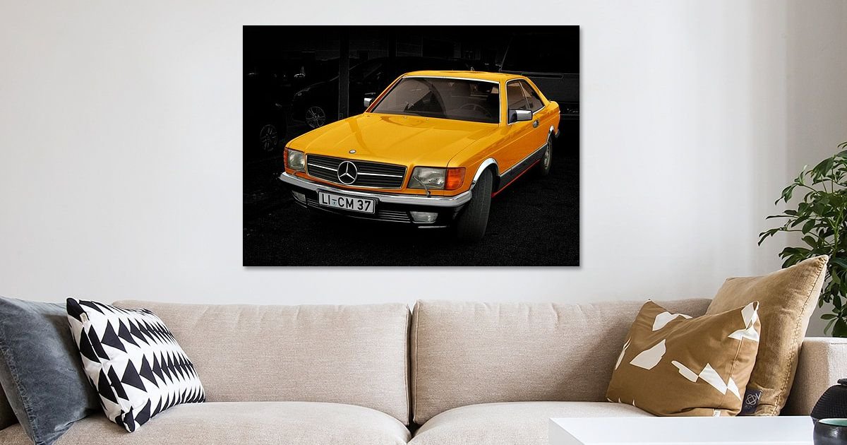 Mercedes-Benz W126 Wall Art on canvas, poster and more