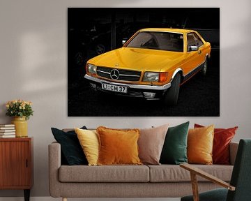 Mercedes-Benz C 126 in geel van aRi F. Huber