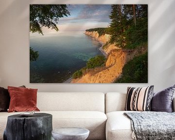 The chalk cliffs on the island of Rügen at the Baltic Sea by Voss Fine Art Fotografie
