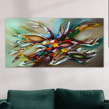 Abstract Flying van Gena Theheartofart