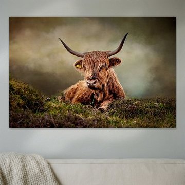 Highlander écossais sur Diana van Tankeren