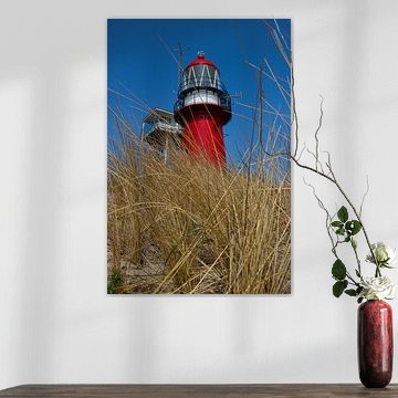 Leuchtturm von Vlieland mit Strandhafer